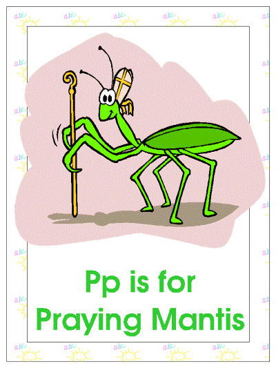 praying mantis coloring page