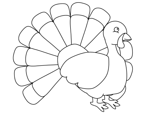 turkey coloring page