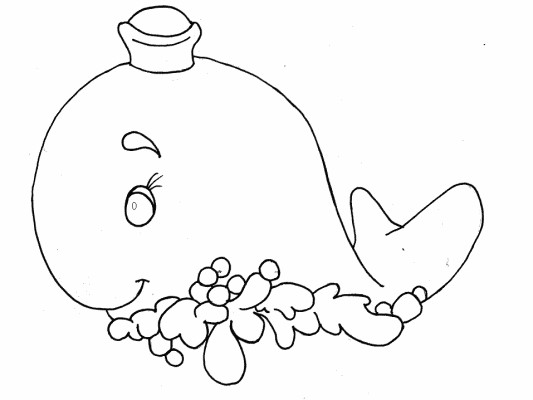 whale coloring page