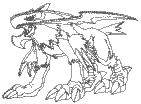 digimon coloring pages (posters)