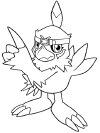 digimon coloring pages (posters)