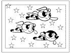 powerpuff girls coloring page