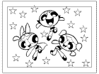 powerpuff girls coloring page
