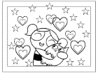 powerpuff girls coloring page