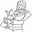mojo jojo coloring page