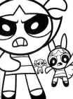 powerpuff girls coloring page