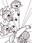 powerpuff girls coloring page
