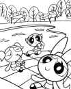 powerpuff girls coloring page