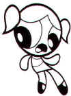 powerpuff girls coloring page