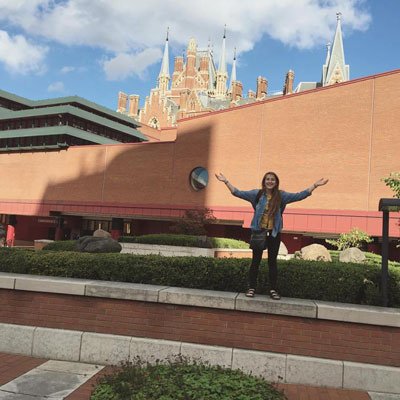 First day in England at the British Library.