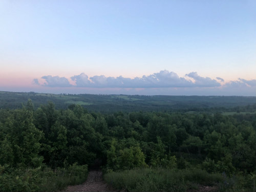 Cloudy sunset in Ontario