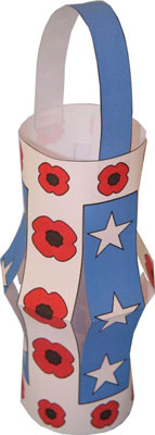 Veterans Day Paper Lantern Craft