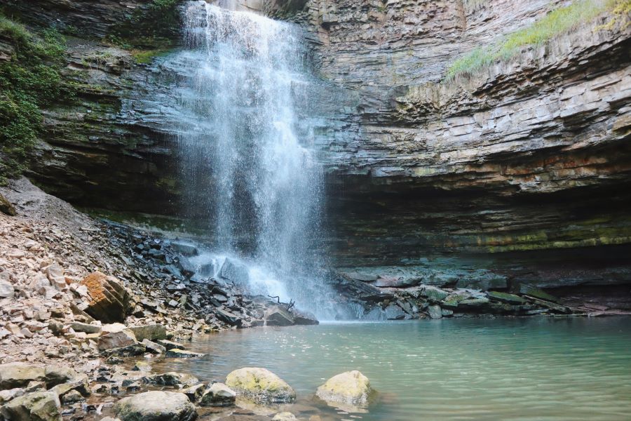 upper Chedoke Falls in Hamilton, Ontario, Canada