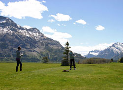 Golfing in the Mountains