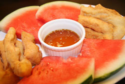 Roll Kuchen and Watermelon
