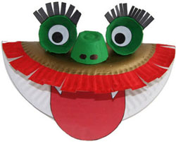 Chinese Dragon Paper Plate Craft