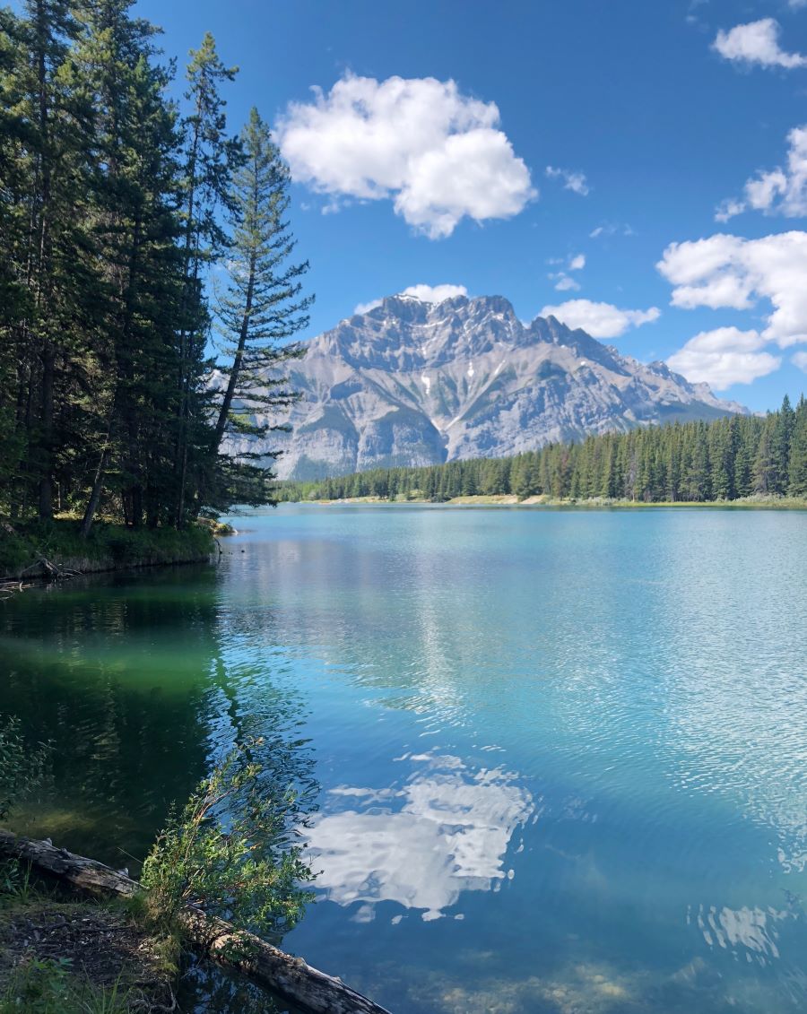 Johnson Lake in Banff, Alberta