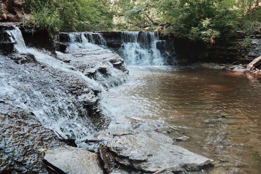 Wahoosh Falls in Ontario, Canada