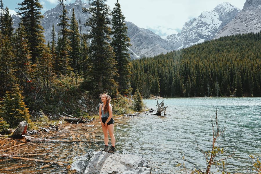 Standing at Elbow Lake