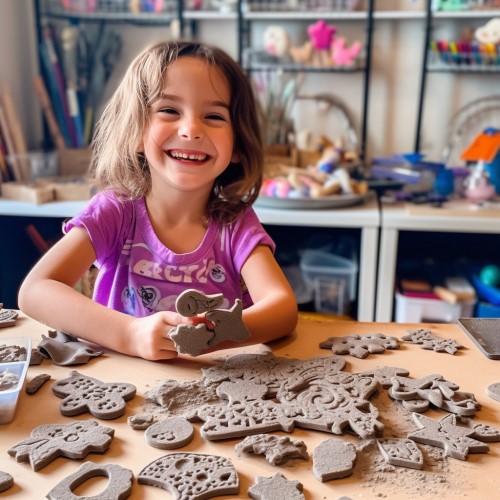 making clay ornaments