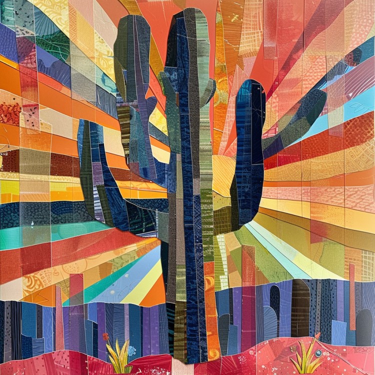 cactus collage