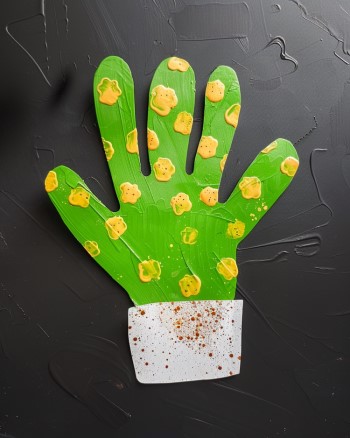 handprint cactus craft