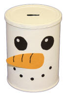 Snowman Coffee Can Craft