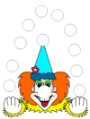 Circus Clown Bingo Dauber Art 2
