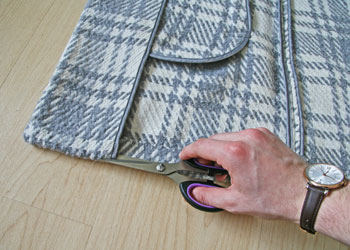 Upcycled Coat Pillow