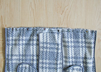 Upcycled Coat Pillow