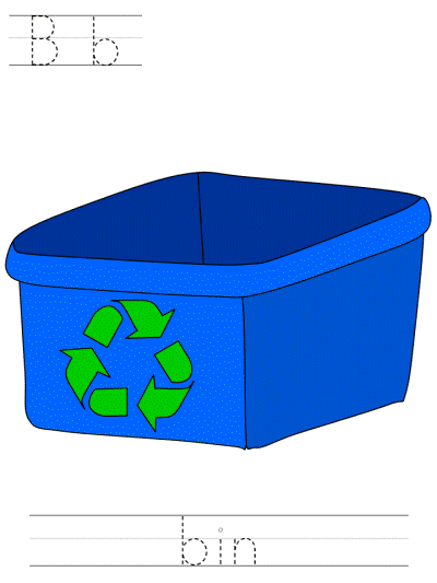 earth day Bb bin tracer page