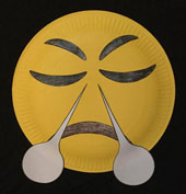 Emoji Paper Plate Crafts