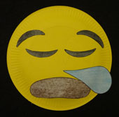 Emoji Paper Plate Crafts