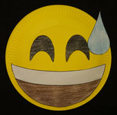 Emoji Paper Plate Crafts