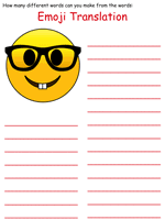 Emoji Word Mine Puzzle