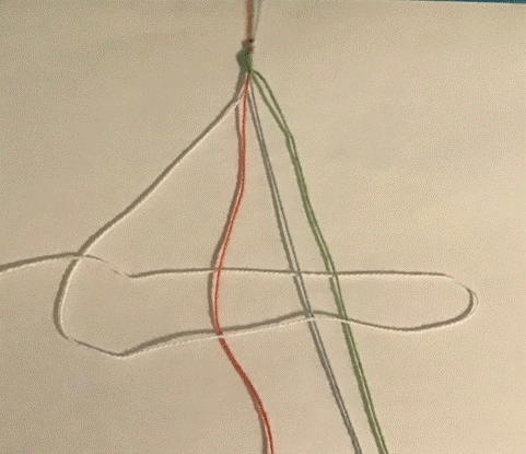 knotted-style friendship bracelet