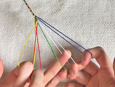 rope-style friendship bracelet