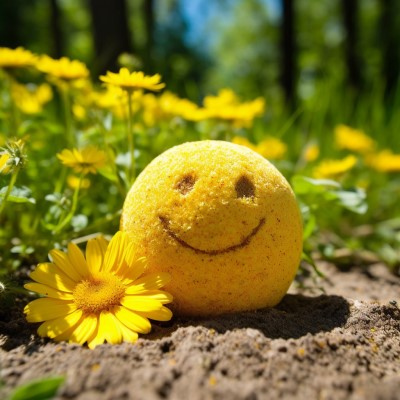 happy bath bomb