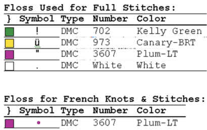 cross stitch pattern
