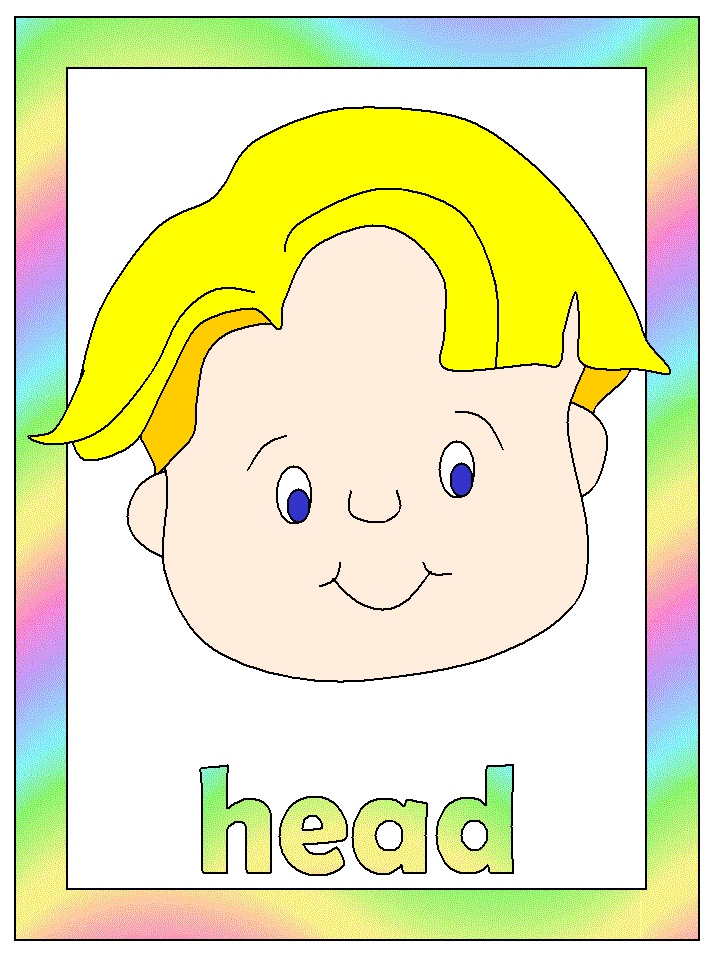 head coloring page
