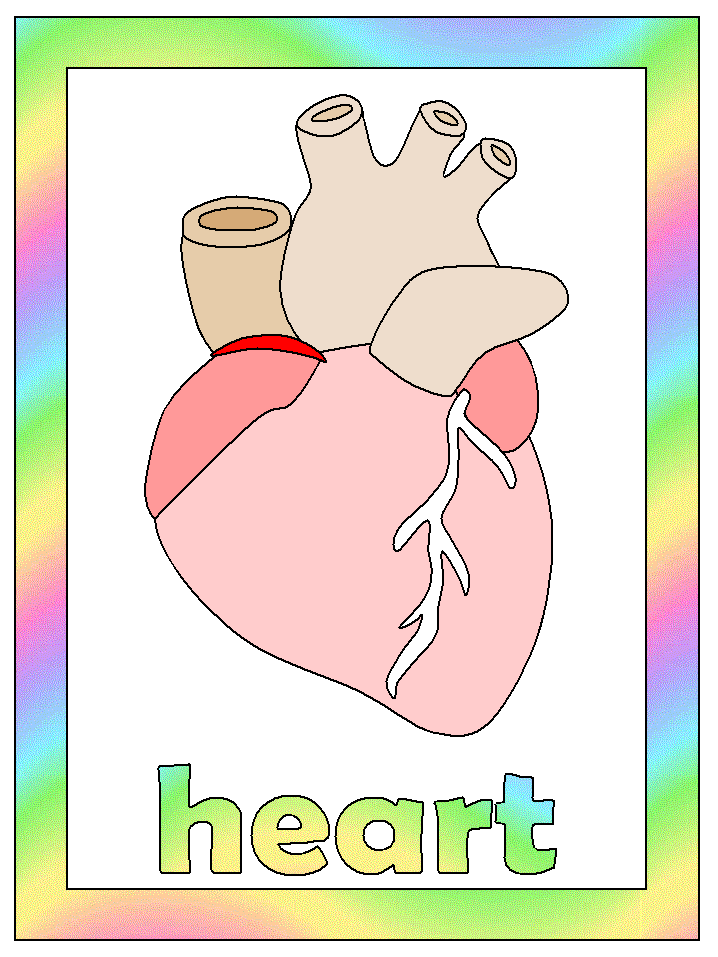 heart coloring page