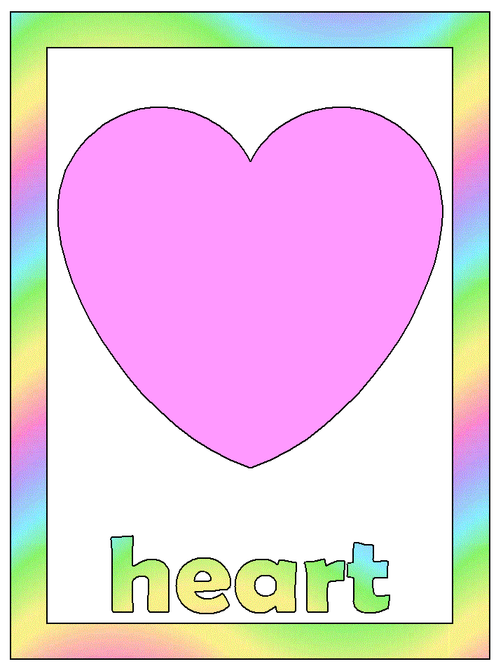 heart coloring page