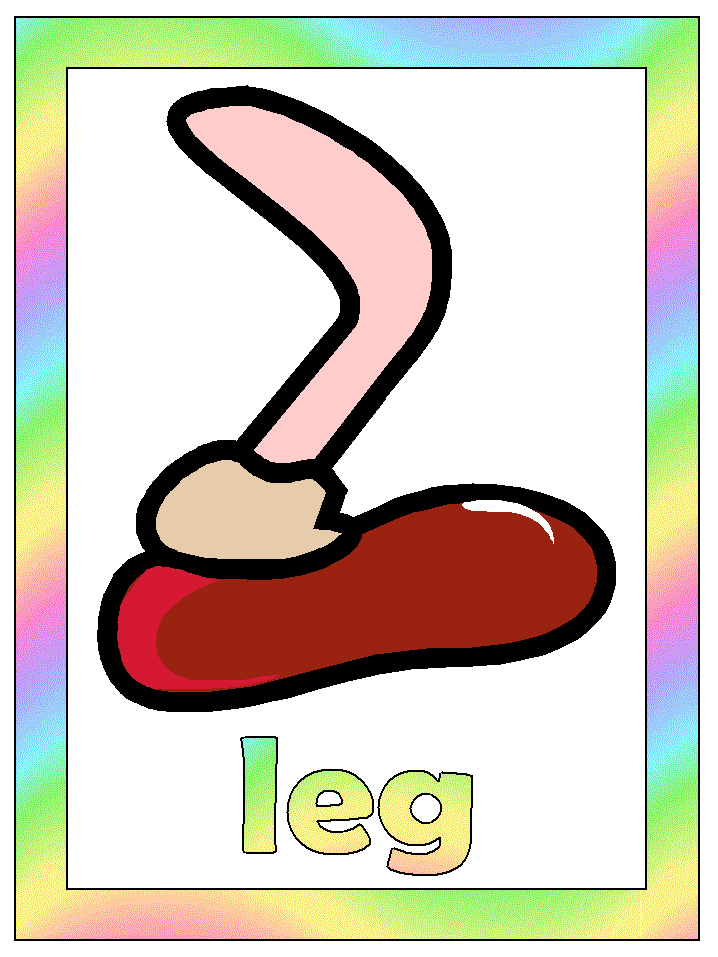 leg coloring page