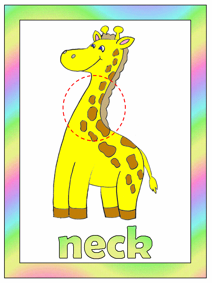 neck coloring page