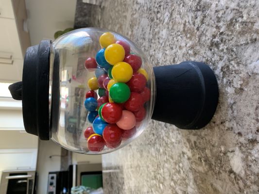 diy bubble gum machine