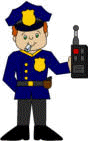 police paper craft