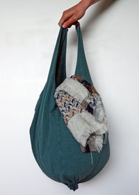 simple recycled t-shirt bag