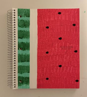 DIY Watermelon Notebook