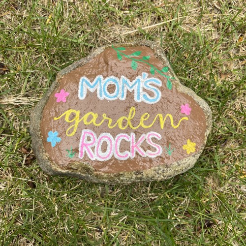 decorate the large rock