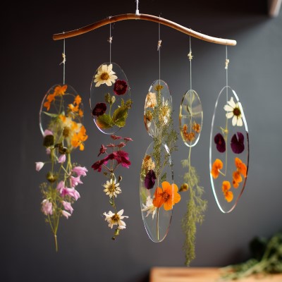 pressed flowers